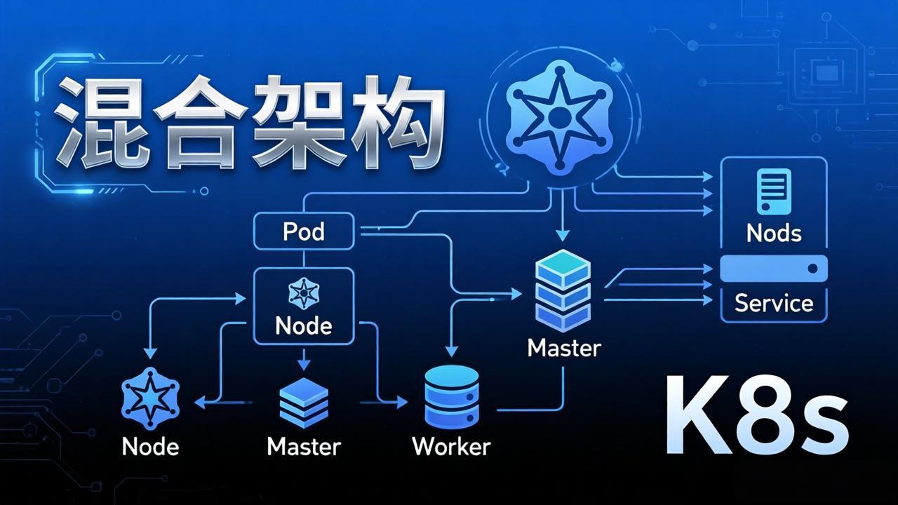 【k8s】超简单(4条命令)搞定混合架构x86_64和arm64离线部署k8s
